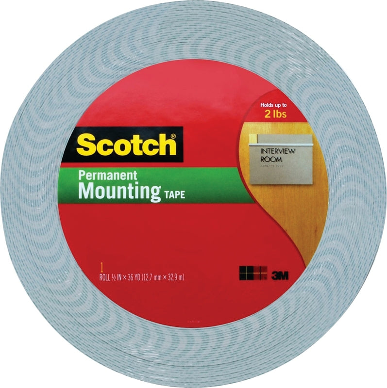 SCOTCH 3M 4016-1 Foam Tape, 36 yd L, 1 in W, Off-White PAINT SCOTCH