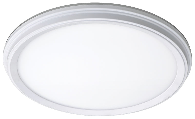 ETI ETI 56572113 Flush-Mount Light with Color Preference and Night Light, 120 VAC, 14 W, LED Lamp, 900 Lumens, White Fixture ELECTRICAL ETI