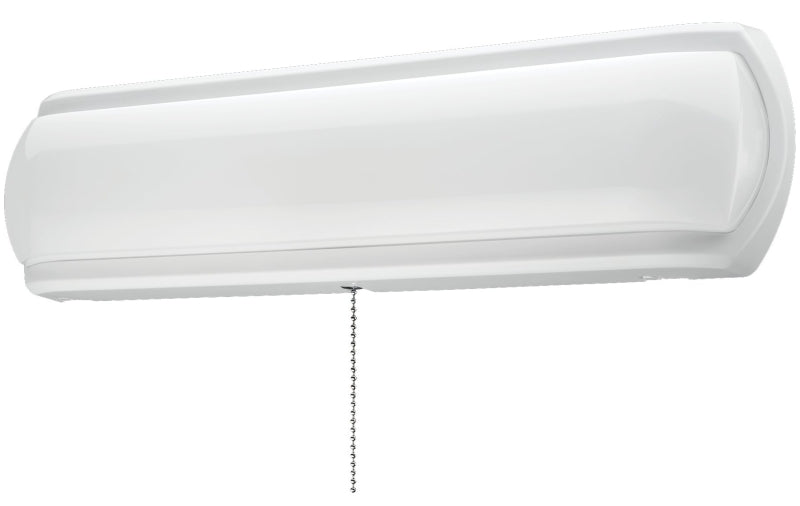 ETI ETI 53603142 Closet Light with Pull Chain, 120 VAC, 16 W, LED Lamp, 1200 Lumens, 4000 K Color Temp, White Fixture ELECTRICAL ETI