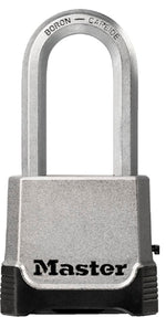 MASTER LOCK Master Lock Magnum Series M176XDLH Padlock, 3/8 in Dia Shackle, 2 in H Shackle, Boron Carbide Steel Shackle, Zinc Body