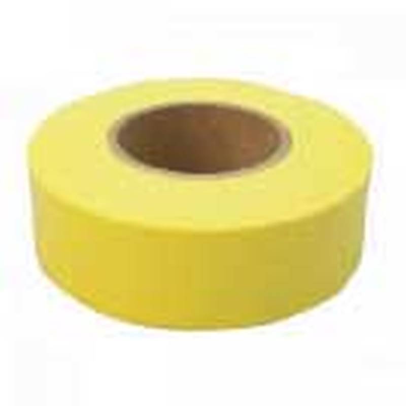 CH HANSON CH Hanson 17005 Flagging Tape, 150 ft L, 1-3/16 in W, Fluorescent Yellow, PVC
