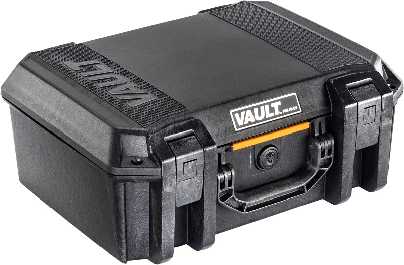 PELICAN PRODUCTS INC Pelican International VCV300-0020BLK Large Pistol Case, Polyethylene, Black, Hasp Lock