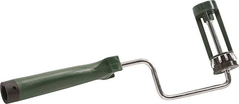 WOOSTER BRUSH Wooster R017-4 Roller Frame, 4 in L Roller, Polypropylene Handle, Threaded Handle, Green Handle PAINT WOOSTER BRUSH