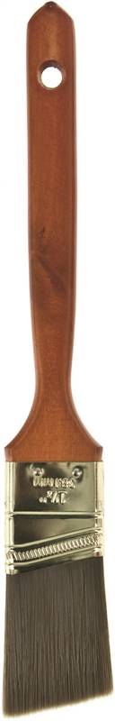 LINZER Linzer WC2125-1.5 Paint Brush, Natural/Sable Brown, Wood Handle, 1-1/2 in W, 2-1/4 in L Bristle, Polyester Bristle PAINT LINZER