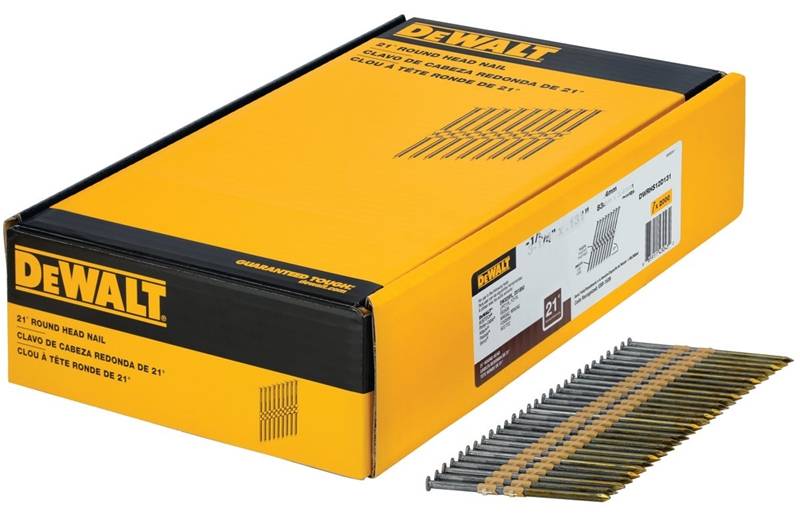 DEWALT DEWALT DWRHS8D148 Series Framing Nail, Plastic Strip Collation, 2-3/8 in L, 9 Gauge, Steel, Bright, 0.14 in Diameter HARDWARE & FARM SUPPLIES DEWALT