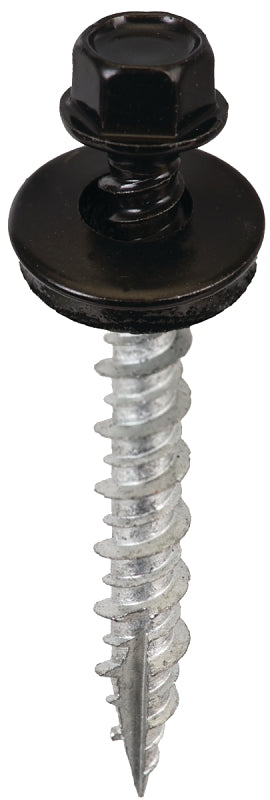 ACORN INTERNATIONAL Acorn International SW-MW15BK250 Screw, High-Low, Twin Lead Thread, Hex Drive, Self-Tapping, Type 17 Point, Black HARDWARE & FARM SUPPLIES ACORN INTERNATIONAL