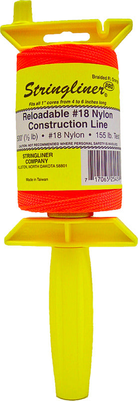STRINGLINER BY U.S. TAPE Stringliner 25459 Line Reel, 500 ft L Line, Fluorescent Orange Line, 1/2 in Dia HARDWARE & FARM SUPPLIES STRINGLINER BY U.S. TAPE