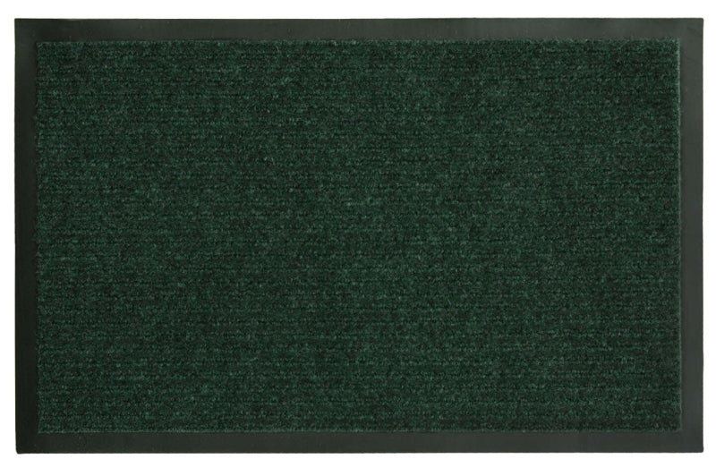 SPORTS LICENSING SOLUTIONS Fanmats 27393 Ribbed Utility Mat, 28 in L, 18 in W, Polypropylene Rug, Green HOUSEWARES SPORTS LICENSING SOLUTIONS