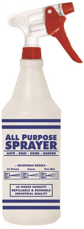 SM ARNOLD SM Arnold 92-763 Sprayer Bottle, 32 oz, Trigger, Red/White AUTOMOTIVE SM ARNOLD