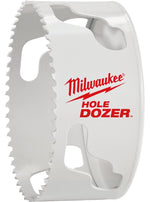 MILWAUKEE Milwaukee Hole Dozer 49-56-0223 Hole Saw, 4-1/4 in Dia, 1-5/8 in D Cutting, 5/8-18 Arbor, 6 TPI TOOLS MILWAUKEE