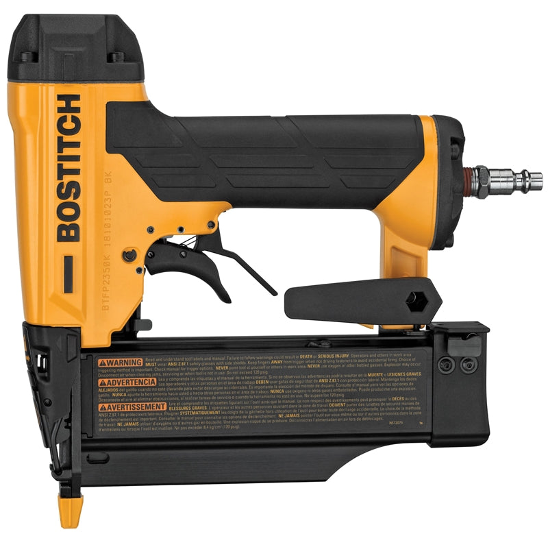 BOSTITCH Bostitch BTFP2350K Pin Nailer, 135 Magazine, Straight Collation, 5/8 to 2 in L Fastener