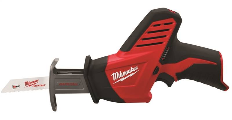 MILWAUKEE Milwaukee M12 HACKZALL 2420-20 Reciprocating Saw, Tool Only, 12 V, 1.5 to 4 Ah, 1/2 in L Stroke, 0 to 3000 spm TOOLS MILWAUKEE