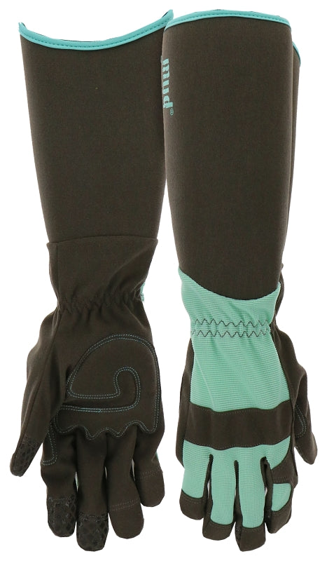 MUD Mud MD53001MT-W-ML Work Gloves, Women's, M/L, Synthetic Leather, Mint