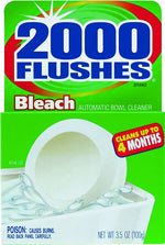 WD-40 2000 Flushes 290071 Toilet Bleach Tablet, 1.75 oz, Very Slight Pungent, Off-White