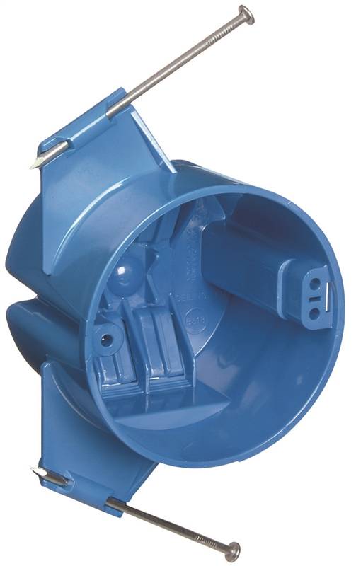 CARLON Carlon B518A-UPC Ceiling Box, 2-3/4 in D, Polycarbonate, Blue ELECTRICAL CARLON