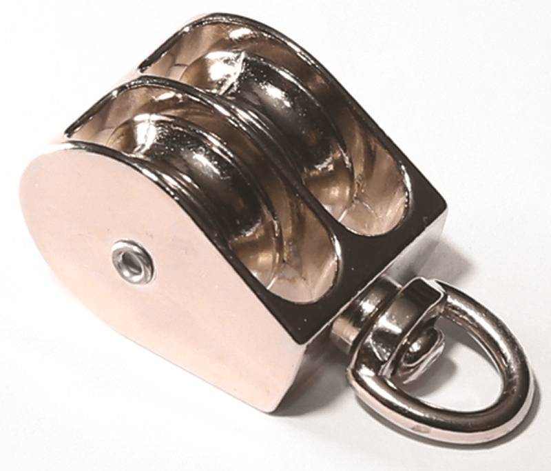 BARON Baron 0178ZD-1 Swivel Eye Pulley, 1/4 in Rope, 1 in Sheave, Zinc HARDWARE & FARM SUPPLIES BARON