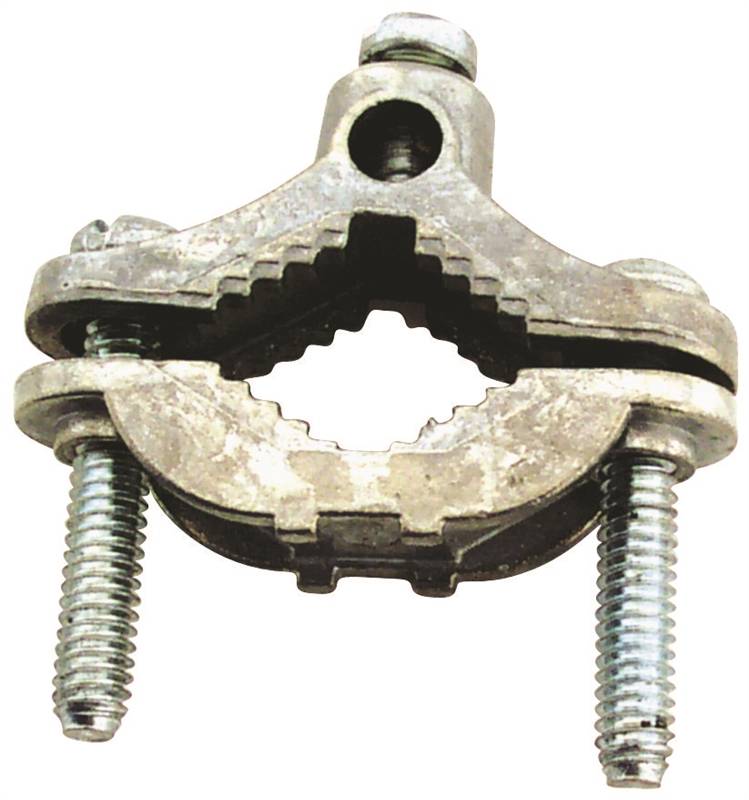 HALEX Halex 16010B Ground Clamp, 10 to 2 AWG Wire, Zinc, Zinc, Box of 25 ELECTRICAL HALEX