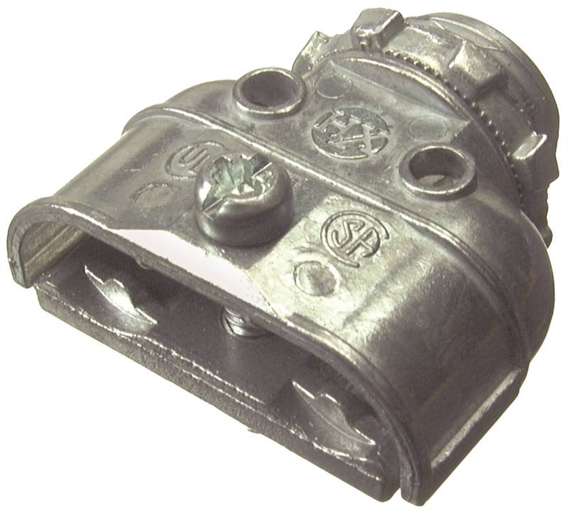HALEX Halex 15803B Duplex Connector Pack, 3/8 in, Zinc ELECTRICAL HALEX