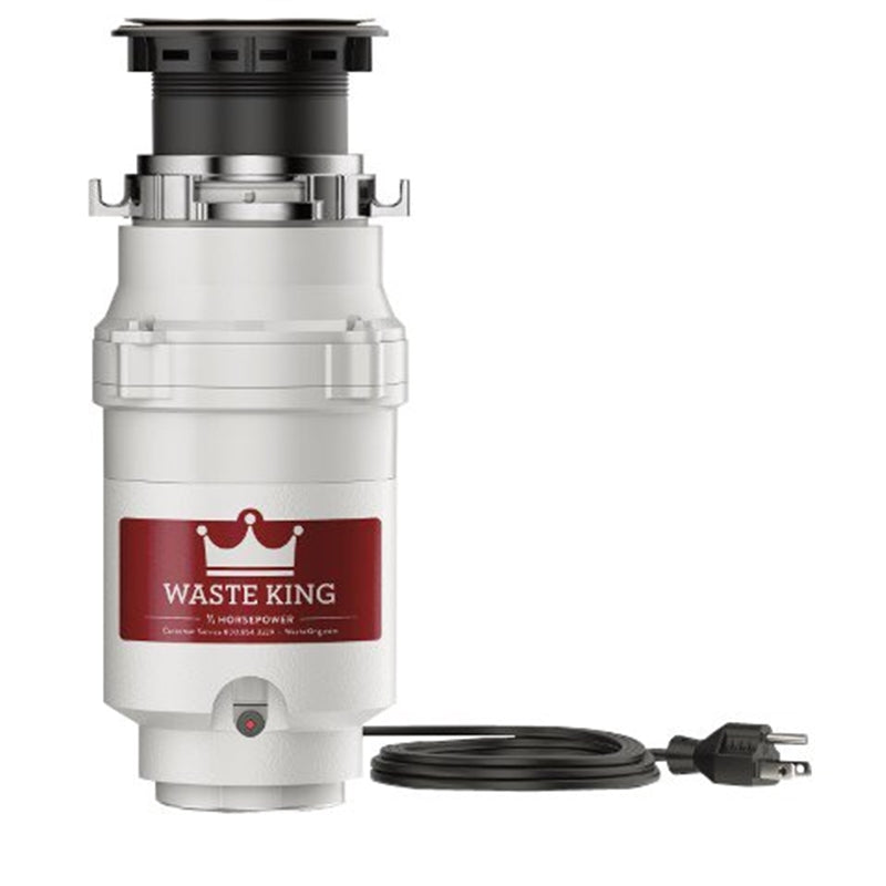 WASTE KING Waste King Legend Series L-111 Garbage Disposer, 1/3 hp Motor, 115 V, Stainless Steel PLUMBING, HEATING & VENTILATION WASTE KING