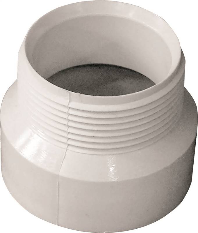 IPEX USA LLC-CANPLAS Canplas 192871 Pipe Adapter, 1-1/2 in, MNPT x Hub, PVC, White PLUMBING, HEATING & VENTILATION IPEX USA LLC-CANPLAS