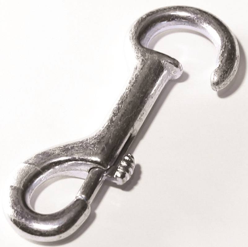 BARON Baron 232 Chain Snap, 3/8 in Snap Opening, 4 in L Dimensions, 60 lb Working Load, Malleable Iron, Electro-Galvanized