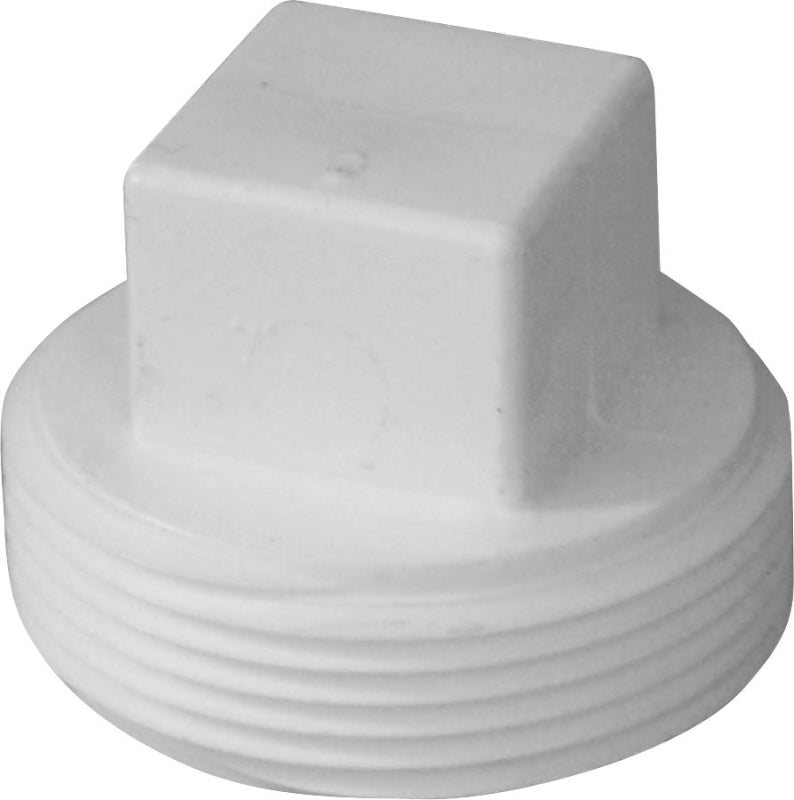 IPEX USA LLC-CANPLAS IPEX 193051S Cleanout Plug, 1-1/2 in, MNPT, PVC, White, SCH 40 Schedule PLUMBING, HEATING & VENTILATION IPEX USA LLC-CANPLAS