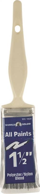 LINZER Linzer 1820-1.5 Paint Brush, 1-1/2 in W, 2-1/4 in L Bristle, Varnish Handle