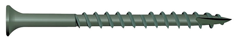 CAMO Camo 0341150 Deck Screw, #9 Thread, 2-1/2 in L, Bugle Head, Star Drive, Type 17 Slash Point, Carbon Steel, 100 PK HARDWARE & FARM SUPPLIES CAMO