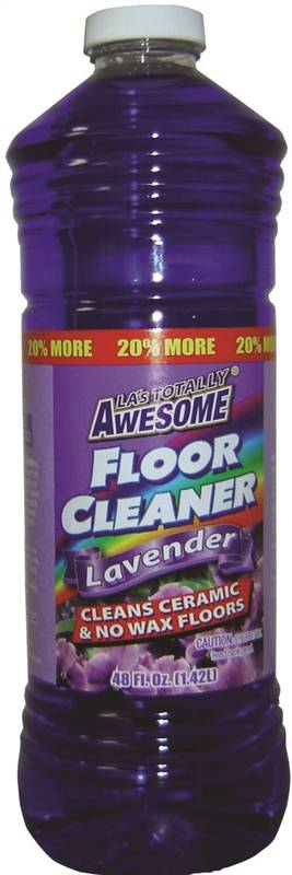AWESOME PRODUCTS LA's TOTALLY AWESOME 230 Floor Cleaner, 40 oz Bottle, Liquid, Lavender