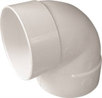 IPEX USA LLC-CANPLAS Canplas 414154BC Short Turn Pipe Elbow, 4 in, Hub, 90 deg Angle, PVC, White PLUMBING, HEATING & VENTILATION IPEX USA LLC-CANPLAS