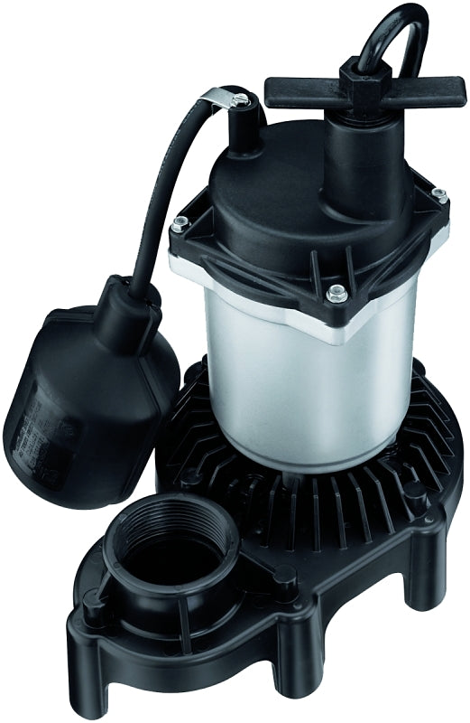 FLOTEC Flotec FPZS33T Sump Pump, 1-Phase, 4 A, 115 V, 0.33 hp, 1-1/2 in Outlet, 22 ft Max Lift Head, 660 gph PLUMBING, HEATING & VENTILATION FLOTEC