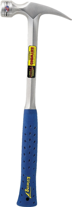 ESTWING MFG Estwing E3-30SM Hammer, 30 oz Head, Framing, Rip Claw, Milled Head, Steel Head, 16 in OAL