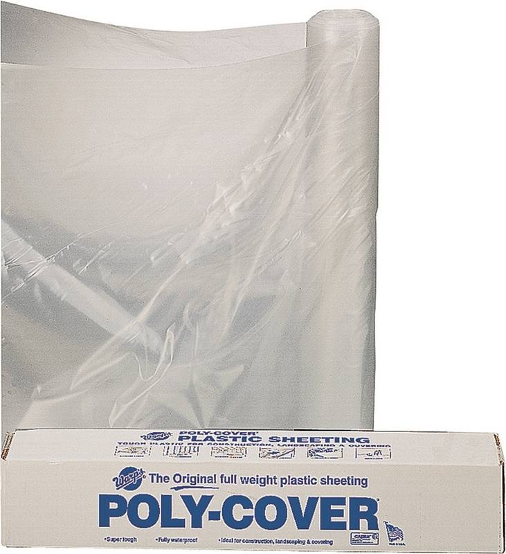 ORGILL POLY Orgill Poly 4X16-C Poly Film, 100 ft L, 16 ft W, 4 mil Thick, Clear HARDWARE & FARM SUPPLIES ORGILL POLY