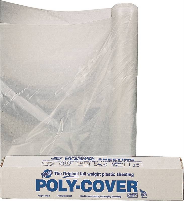 ORGILL POLY Orgill Poly 4X28-C Poly Film, 100 ft L, 28 ft W, 4 mil Thick, Clear HARDWARE & FARM SUPPLIES ORGILL POLY