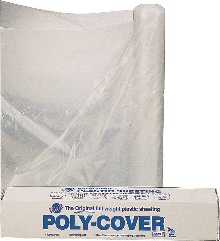 ORGILL POLY Orgill Poly 6X8-C Poly Film, 100 ft L, 8 ft W, 6 mil Thick, Clear HARDWARE & FARM SUPPLIES ORGILL POLY