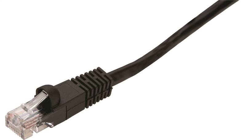 ZENITH Zenith PN10145EB Network Cable, 14 ft L, 5e Category Rating, Black Sheath AUTOMOTIVE ZENITH