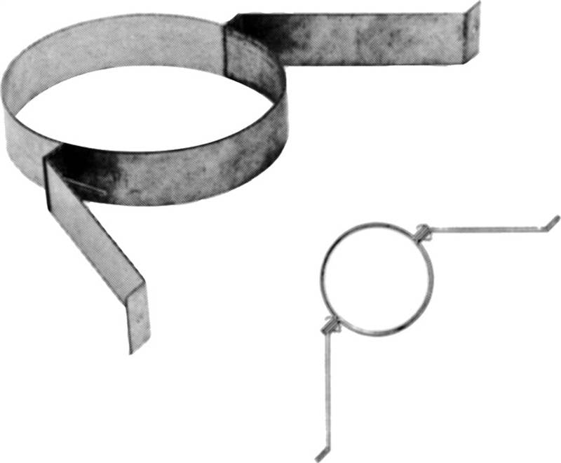AMERICAN METAL AmeriVent 6HS-SBA Wall Band Assembly, 6 in Dia, Galvanized Steel, Galvanized PLUMBING, HEATING & VENTILATION AMERICAN METAL