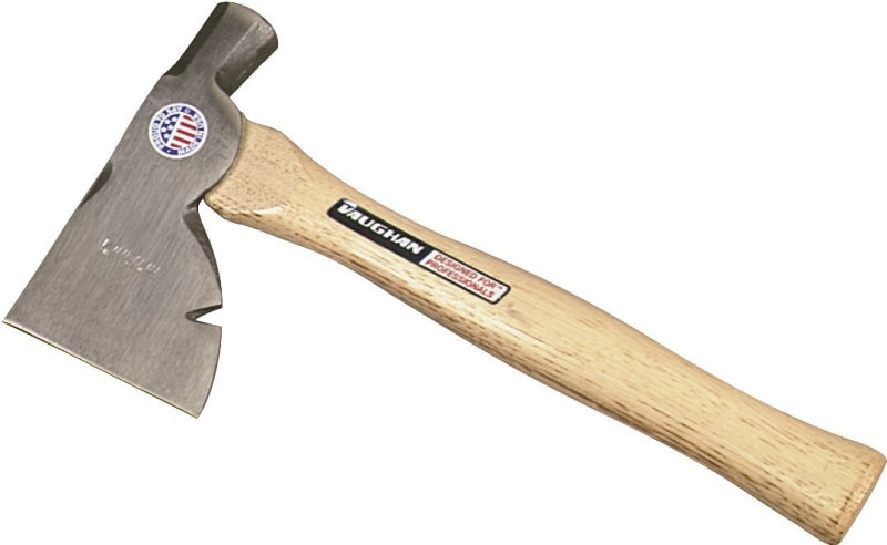 MARSHALLTOWN Vaughan SH2 Carpenter's Half Hatchet, 3-1/2 in Cutting Edge, 22 oz Head, Steel Head, Wood Handle, 13 in OAL LAWN & GARDEN MARSHALLTOWN