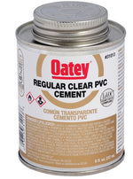 OATEY Oatey 31012 Regular-Bodied Fast Set Cement, 4 oz Can, Liquid, Clear PLUMBING, HEATING & VENTILATION OATEY