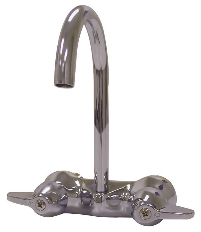 B & K INDUSTRIES B & K 123-005 Bathroom Faucet, Chrome Plated, High Arc Spout PLUMBING, HEATING & VENTILATION B & K INDUSTRIES