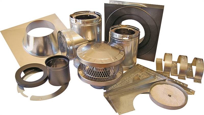 AMERICAN METAL AmeriVent 6HS-TWK Through-The-Wall Kit, For: Venting Appliances through a Side Wall PLUMBING, HEATING & VENTILATION AMERICAN METAL