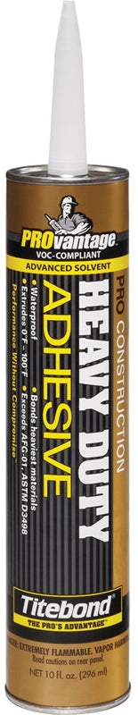 TITEBOND Titebond PROvantage 5251 Construction Adhesive, Light Brown, 10 oz Cartridge