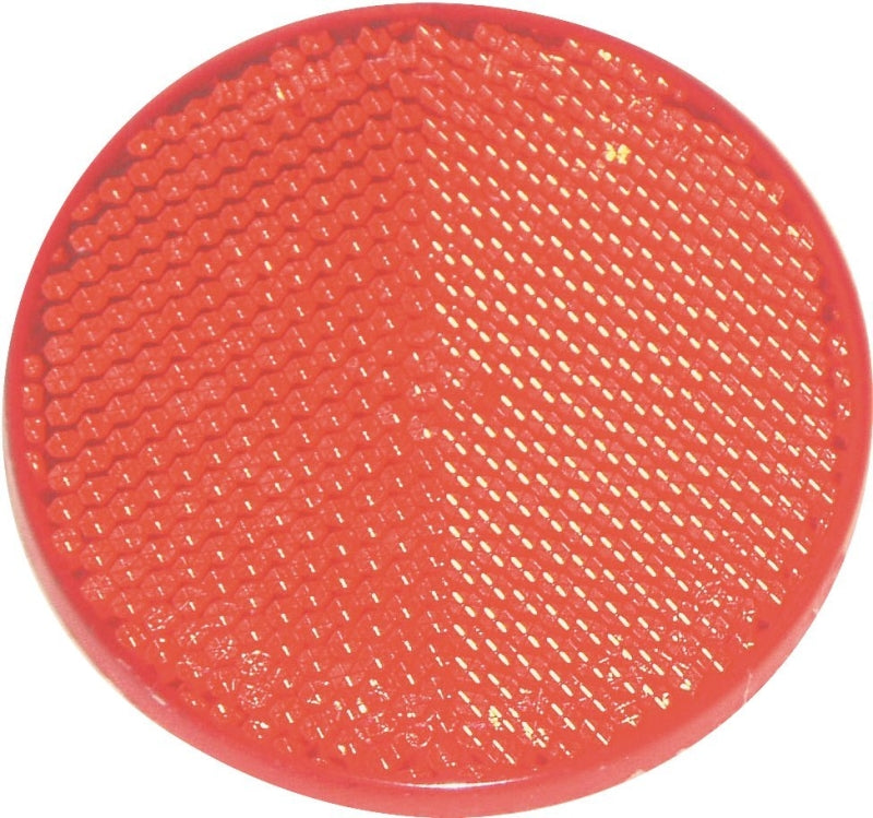 US HARDWARE US Hardware RV-657C Safety Reflector, Red Reflector, Plastic Reflector, Adhesive AUTOMOTIVE US HARDWARE