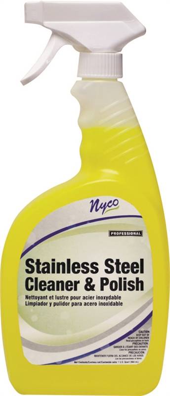 NYCO PRODUCTS nyco NL887-QPS6 Cleaner and Polish, 32 oz, Liquid, Mild, Yellow CLEANING & JANITORIAL SUPPLIES NYCO PRODUCTS