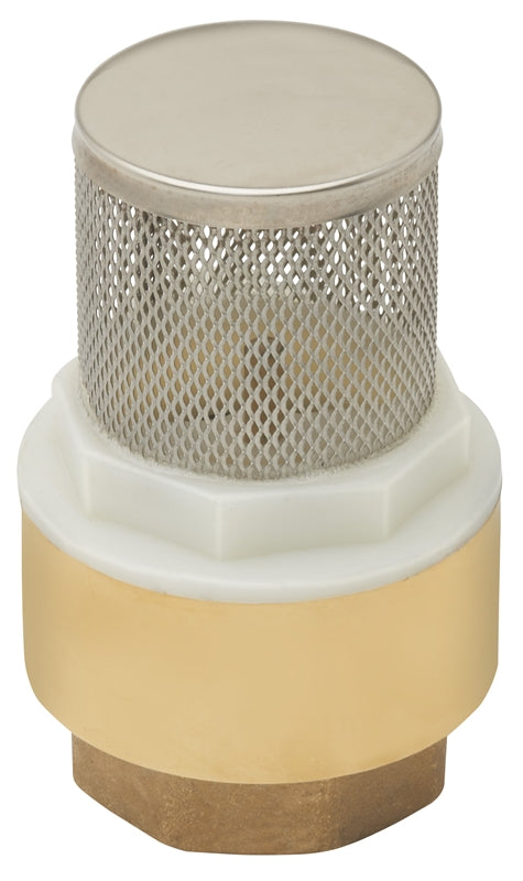 B & K INDUSTRIES Lasco 06-5134 Foot Valve with Strainer, 1 in Connection, FIP, Brass Body PLUMBING, HEATING & VENTILATION B & K INDUSTRIES