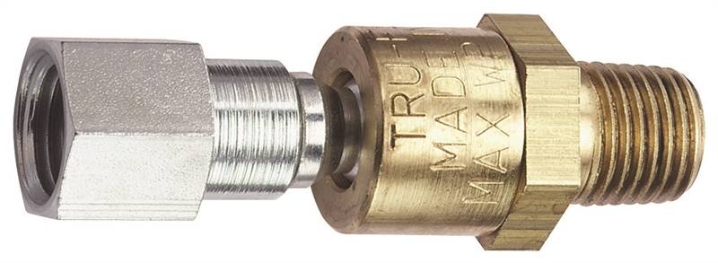 TRU-FLATE Tru-Flate 21-605 Air Line Swivel Fitting, 1/4 in, MNPT x FNPT TOOLS TRU-FLATE