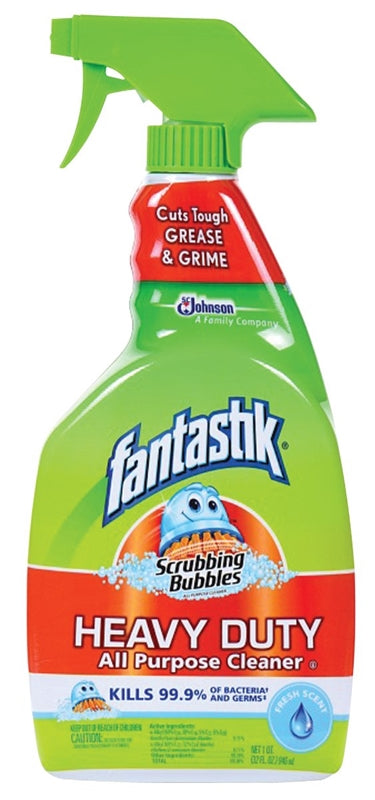 FANTASTIK Fantastik 71629 All-Purpose Cleaner, 32 oz Bottle, Liquid, Fresh, Blue