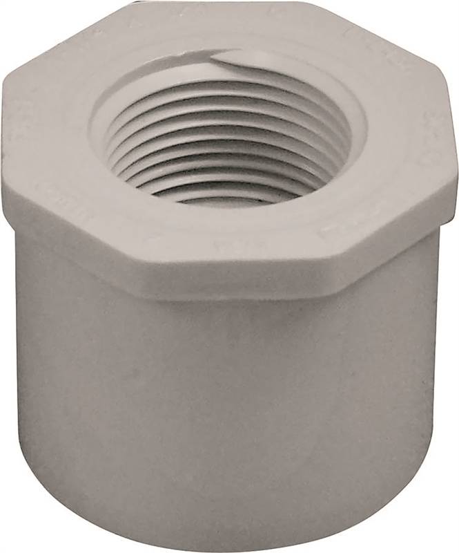 IPEX IPEX 435727 Reducing Bushing, 1-1/4 x 3/4 in, Spigot x FPT, White, SCH 40 Schedule, 150 psi Pressure LAWN & GARDEN IPEX