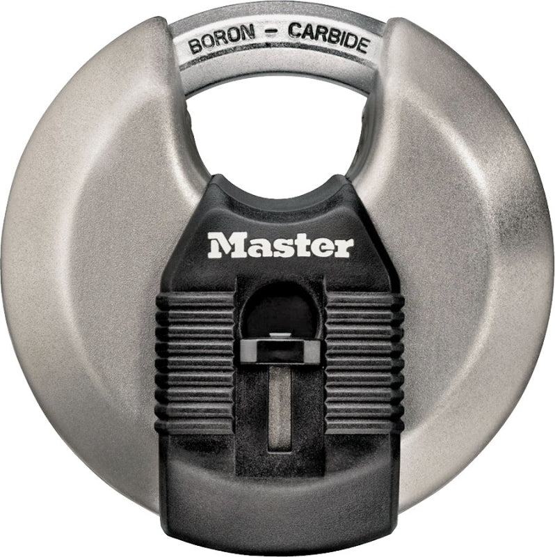 MASTER LOCK Master Lock Magnum Series M50XKAD Padlock, Keyed Different Key, Shrouded Shackle, 7/16 in Dia Shackle, 3-1/8 in W Body