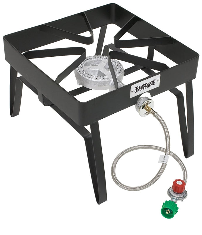 BAYOU CLASSIC Bayou Classic SQ14 Square Burner, 1-Burner, Propane, Steel